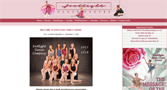 Desktop Screenshot of footlightdancecentre.com
